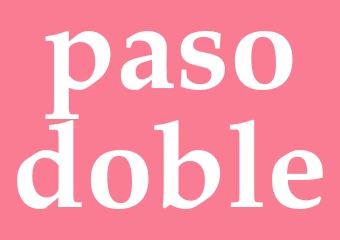 Synonym pasodoble