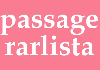 Synonym passagerarlista