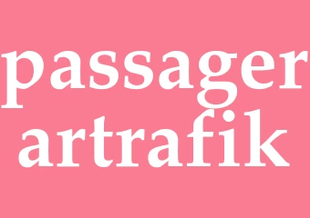 Synonym passagerartrafik