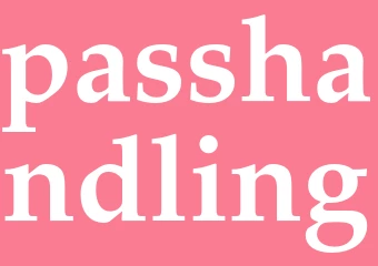 Synonym passhandling