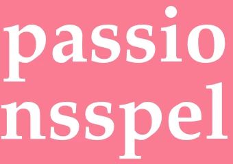 Synonym passionsspel