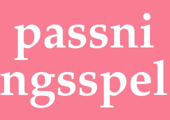 Synonym passningsspel