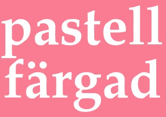 Synonym pastellfärgad