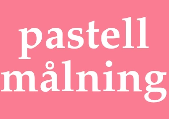 Synonym pastellmålning