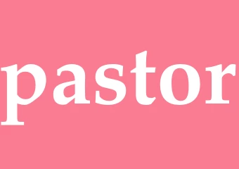 Synonym pastor