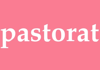 Synonym pastorat