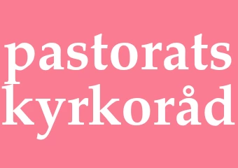 Synonym pastoratskyrkoråd