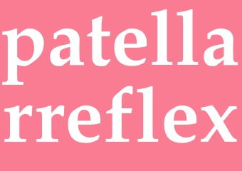 Synonym patellarreflex