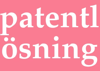 Synonym patentlösning