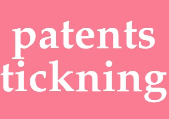 Synonym patentstickning