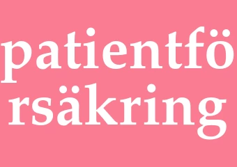 Synonym patientförsäkring