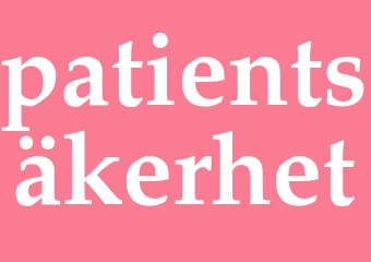 Synonym patientsäkerhet