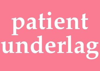 Synonym patientunderlag