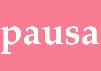 Synonym pausa