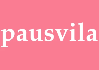 Synonym pausvila