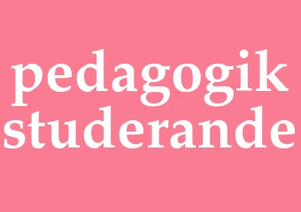 Synonym pedagogikstuderande