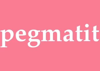 Synonym pegmatit