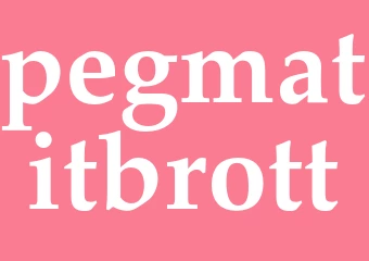 Synonym pegmatitbrott