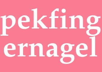 Synonym pekfingernagel
