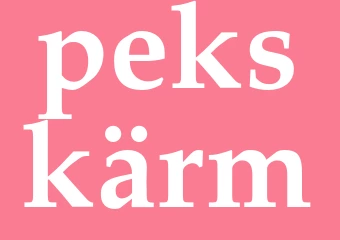 Synonym pekskärm