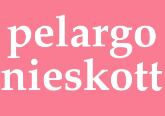 Synonym pelargonieskott