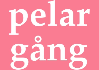 Synonym pelargång