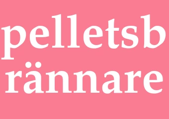 Synonym pelletsbrännare