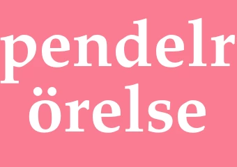 Synonym pendelrörelse