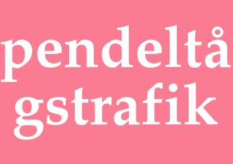 Synonym pendeltågstrafik