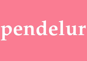 Synonym pendelur