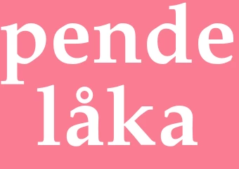Synonym pendelåka