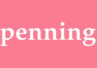 Synonym penning