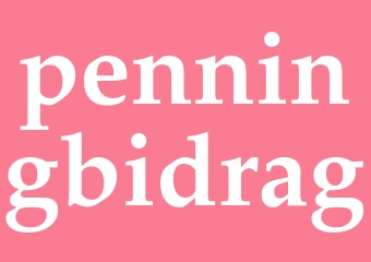 Synonym penningbidrag