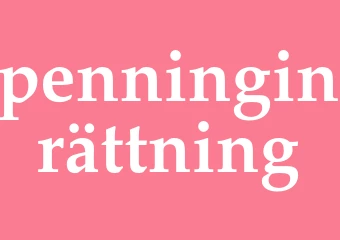 Synonym penninginrättning