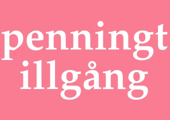 Synonym penningtillgång