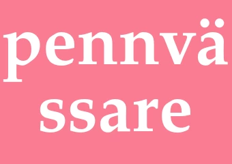 Synonym pennvässare