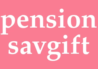 Synonym pensionsavgift