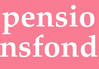 Synonym pensionsfond
