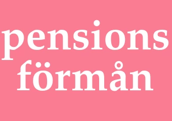 Synonym pensionsförmån