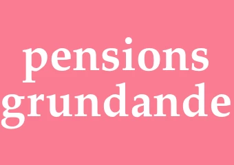 Synonym pensionsgrundande