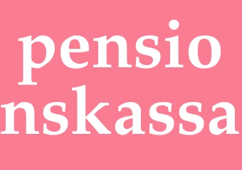 Synonym pensionskassa