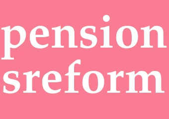 Synonym pensionsreform