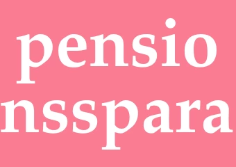 Synonym pensionsspara