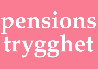 Synonym pensionstrygghet