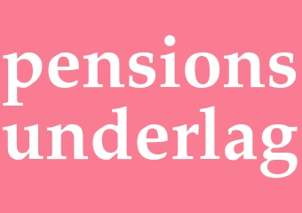 Synonym pensionsunderlag