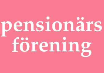 Synonym pensionärsförening