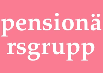 Synonym pensionärsgrupp