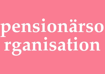 Synonym pensionärsorganisation