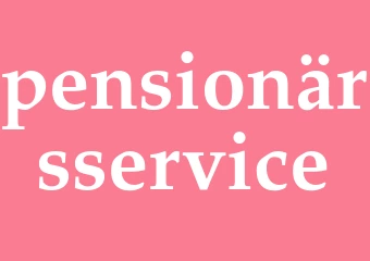 Synonym pensionärsservice