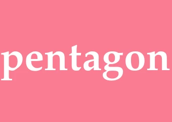 Synonym pentagon